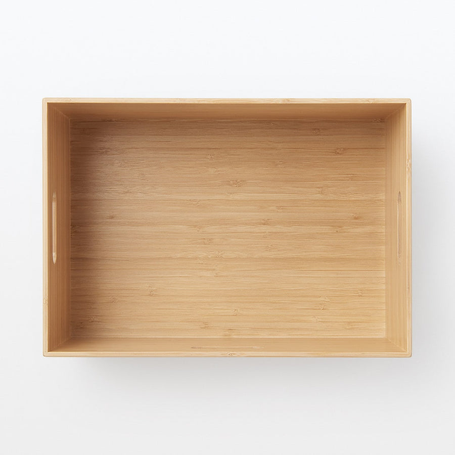 Stackable Rectangular Bamboo Box - Medium