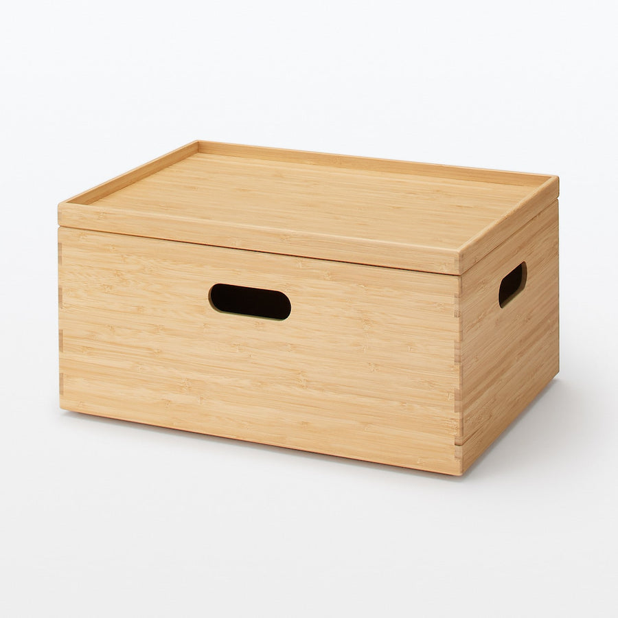 Stackable Rectangular Bamboo Box - Medium
