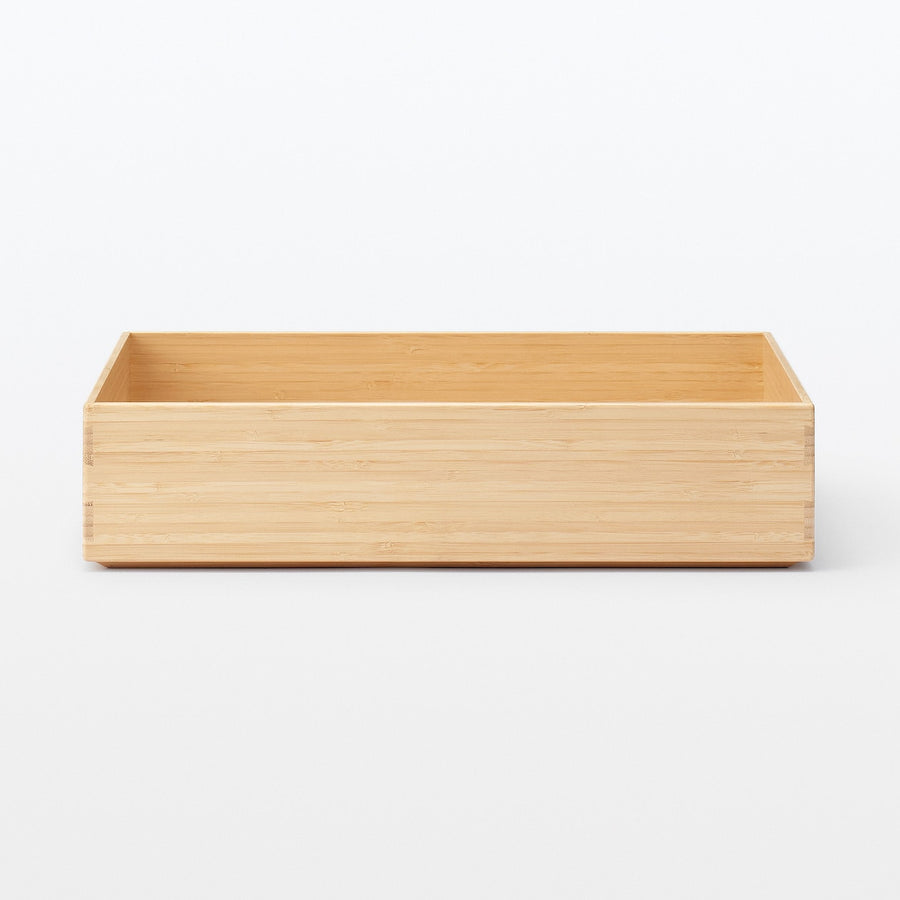 Stackable Rectangle Box Buy MUJI Stackable Rectangular Bamboo Box - Small