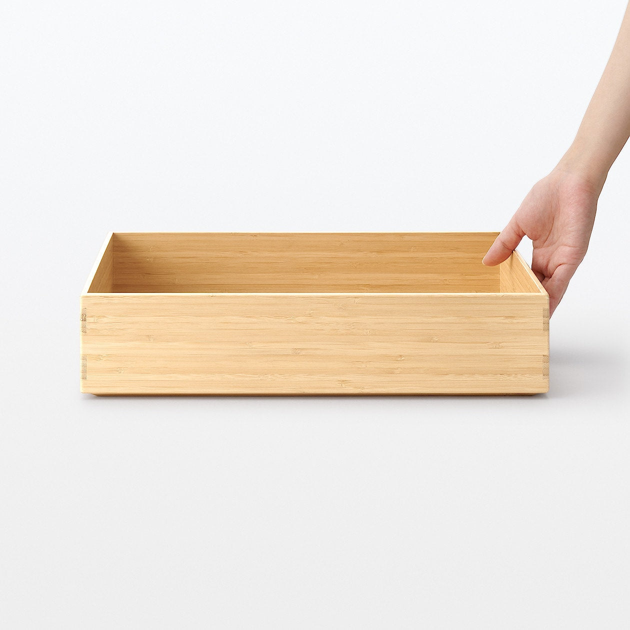 Stackable Rectangle Box Buy MUJI Stackable Rectangular Bamboo Box - Small