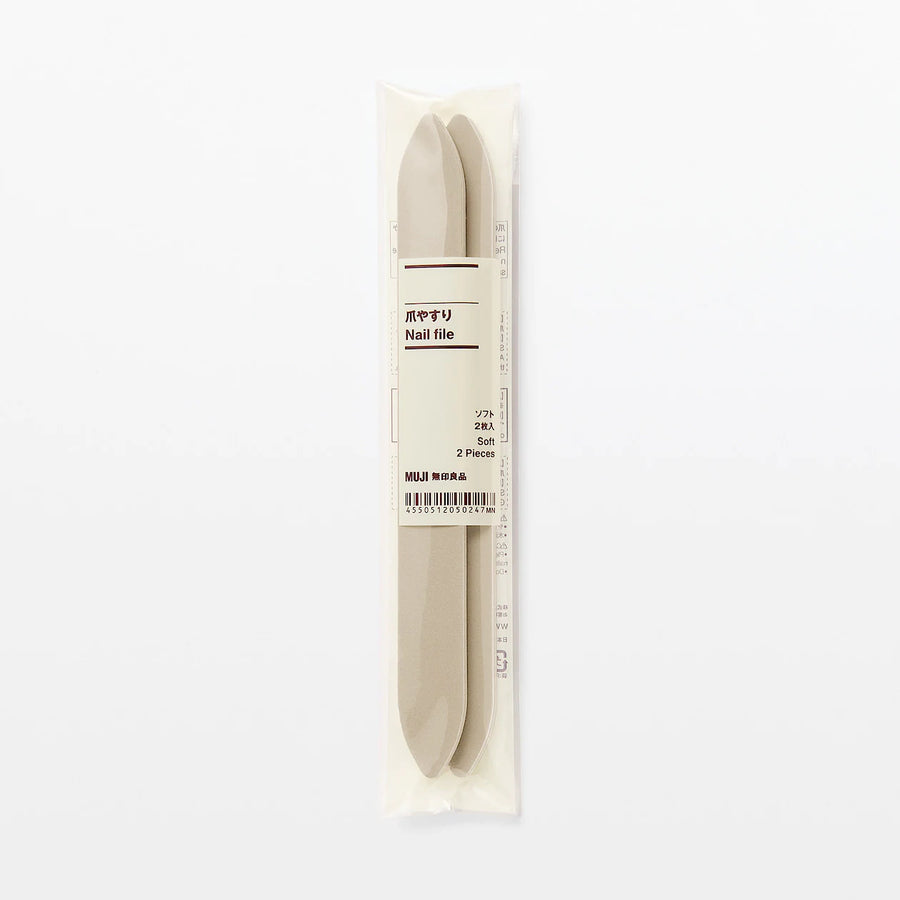 Nail File - Soft (Pack of 2) - MUJI Australia