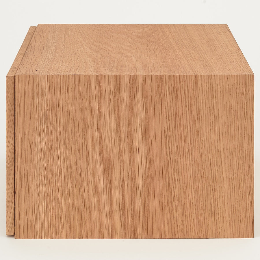 Stacking chest Half 1-Tier drawer Oak veneer