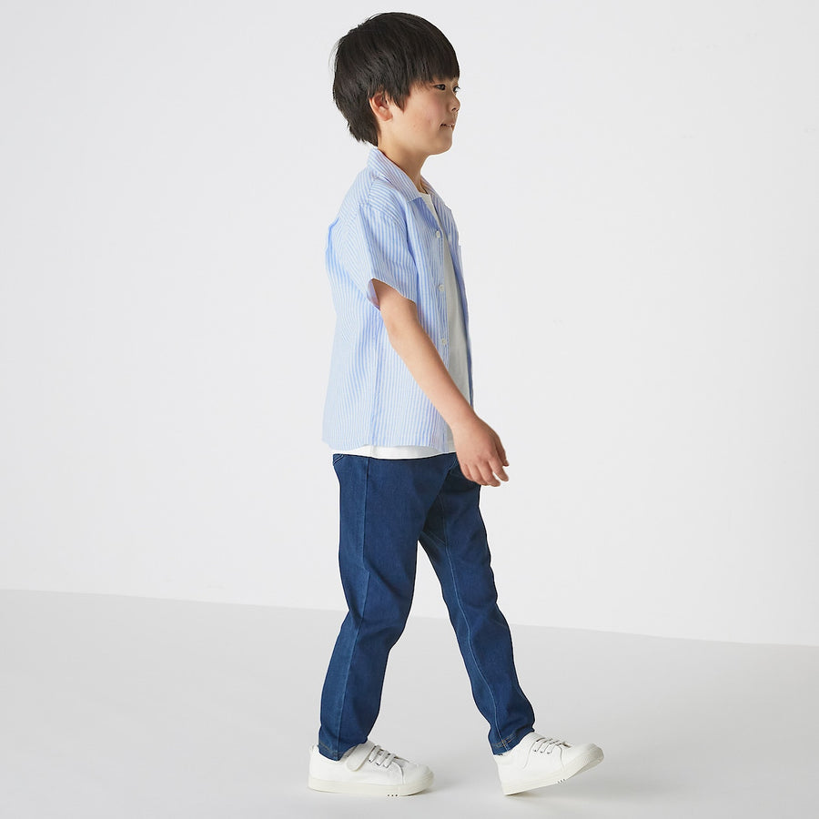 Hemp Washed Short Sleeve Shirt (Kids)