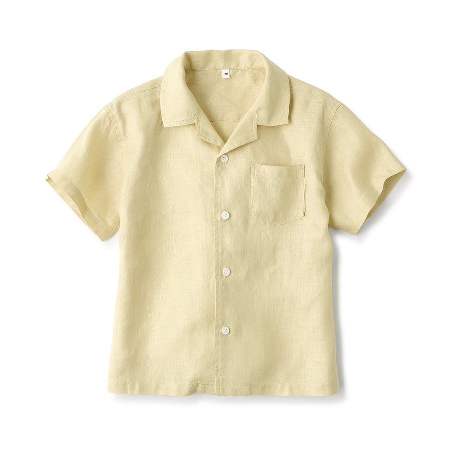 Hemp Washed Short Sleeve Shirt (Kids)