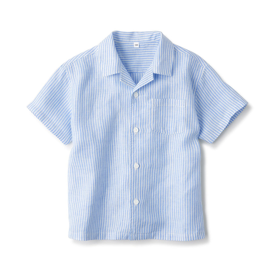 Hemp Washed Short Sleeve Shirt (Kids)