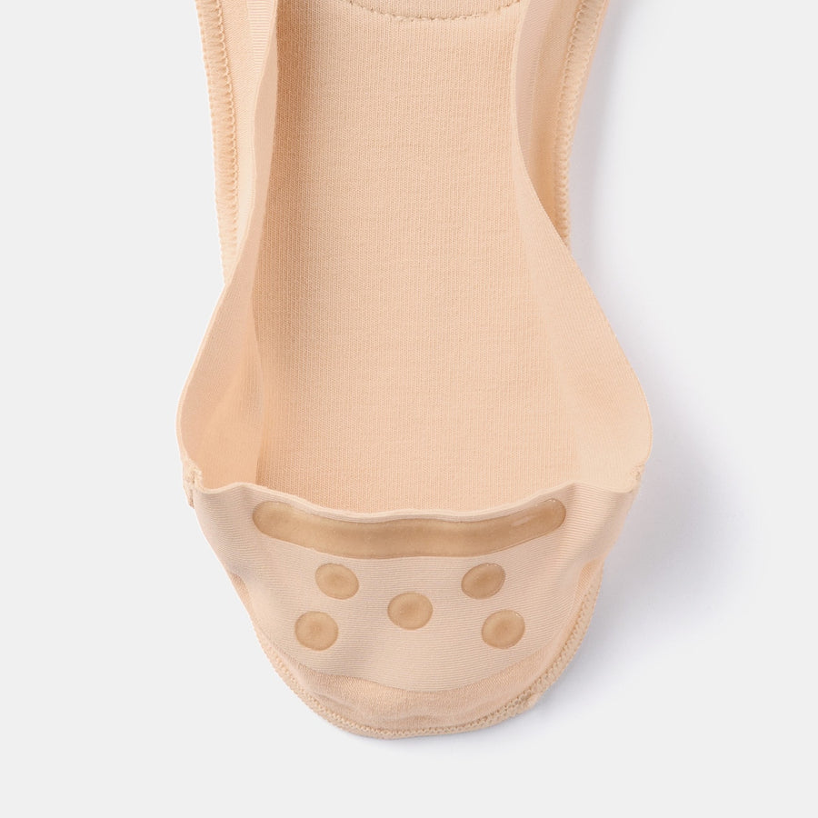 Cotton Blend Low-Rise No-Show Socks with Heel Grip - MUJI Australia