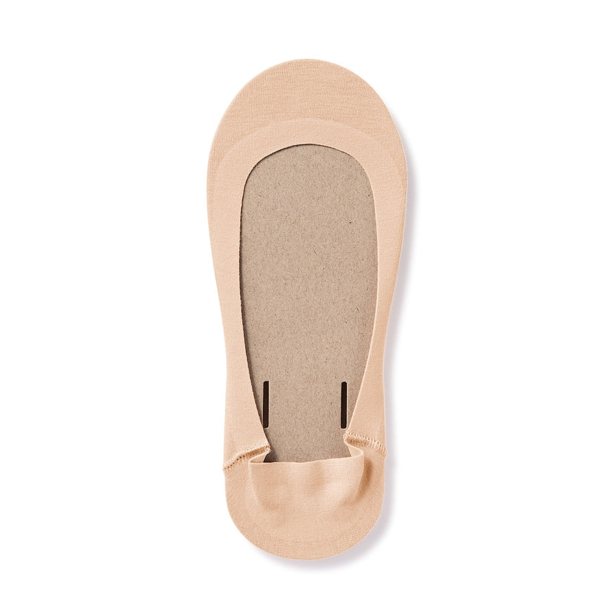 Cotton Blend Low-Rise No-Show Socks with Heel Grip - MUJI Australia