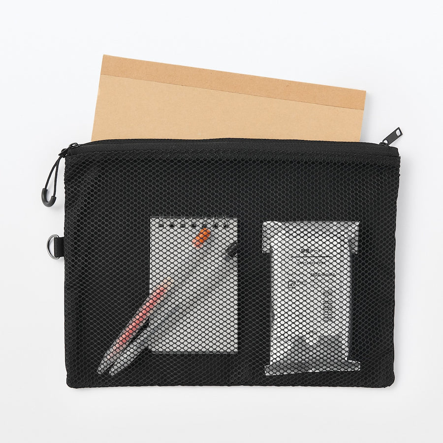 Compact Two-Zipper Travel Case - MUJI Australia