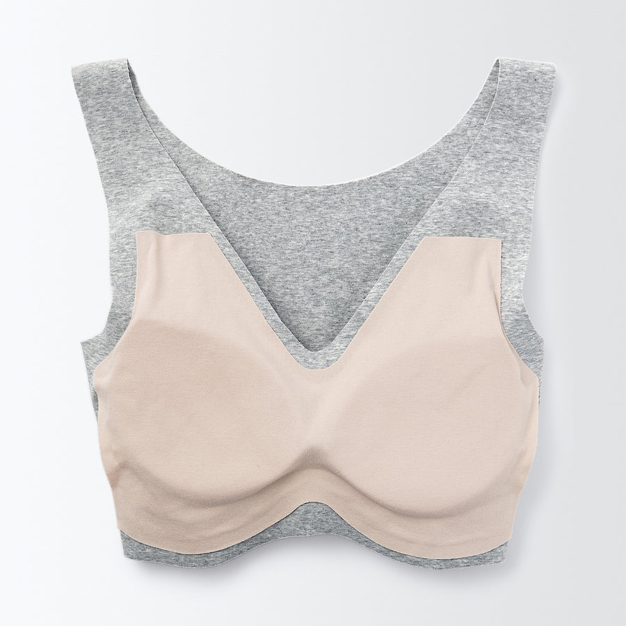 Complete Seamless Half Top Bra - MUJI Australia