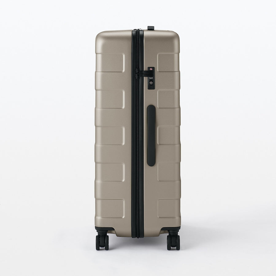 Free adjustable handle Hard carry-on suitcase (105L)Dk grey