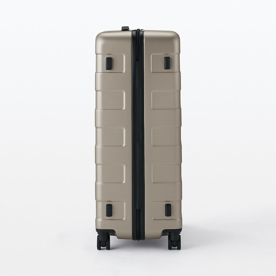 Free adjustable handle Hard carry-on suitcase (105L)Dk grey