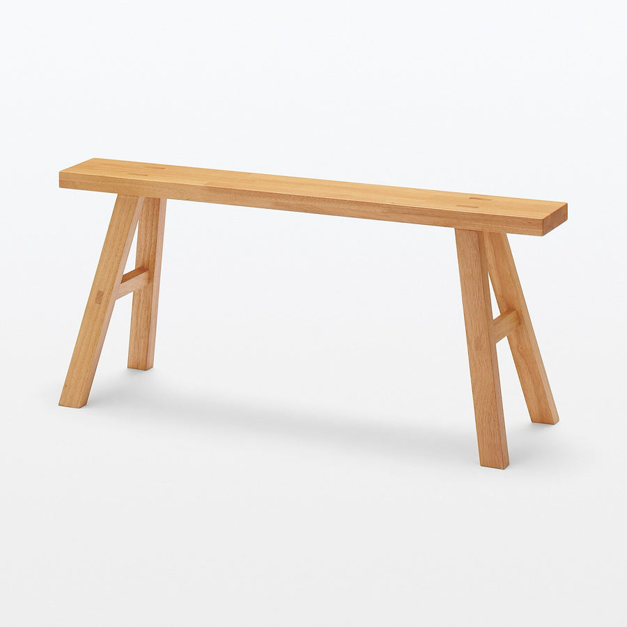Rubberwood Oak Bench - Large