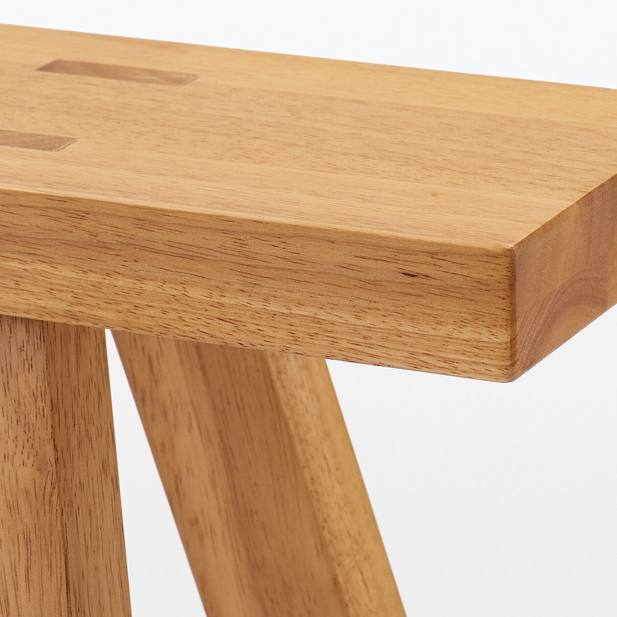 Rubberwood Oak Bench - Large