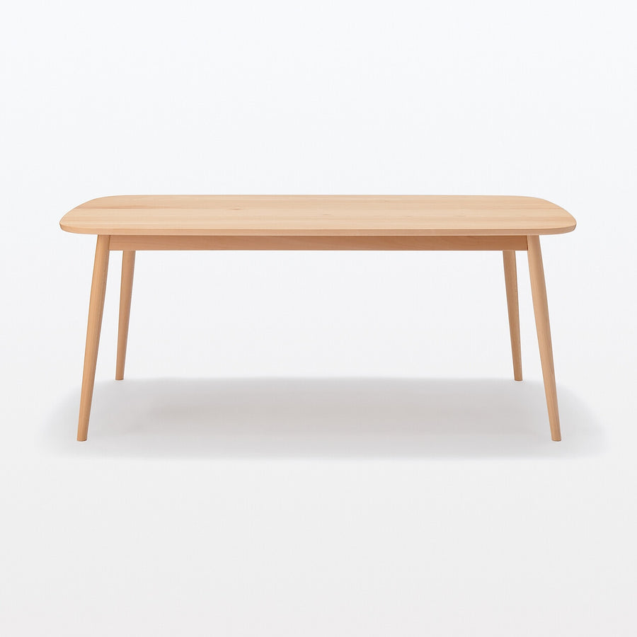 Beech table Round legs W180 cm