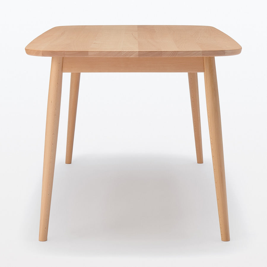 Beech table Round legs W180 cm