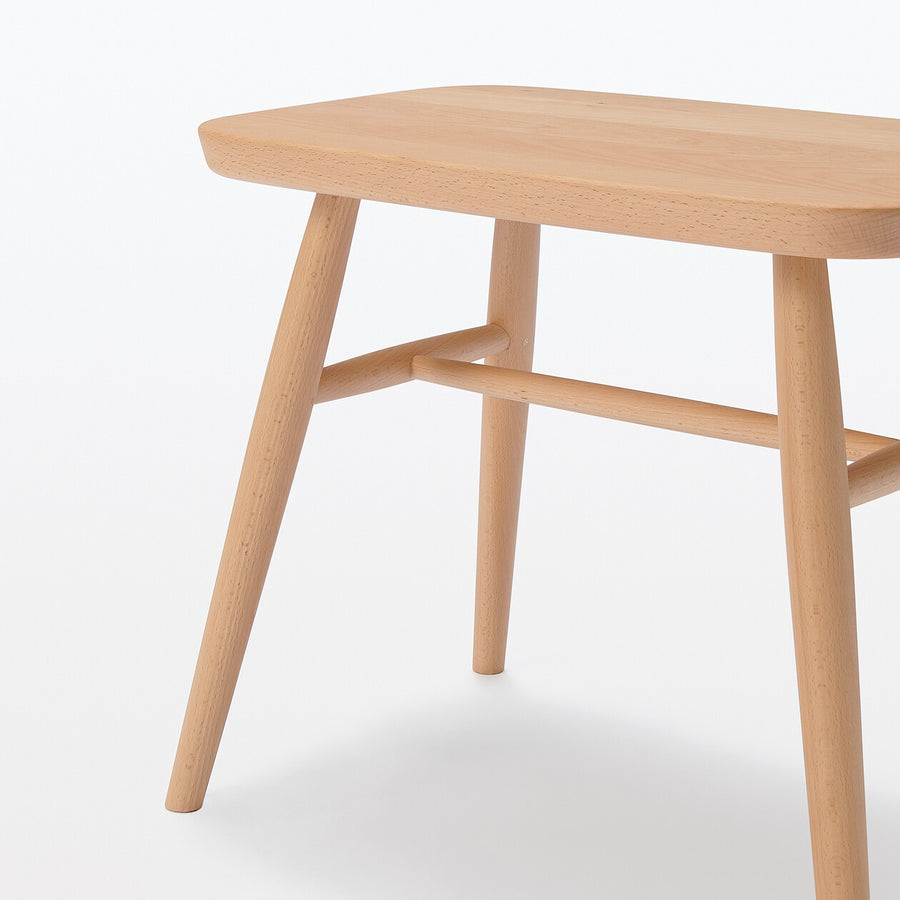 Beech stool Round legs