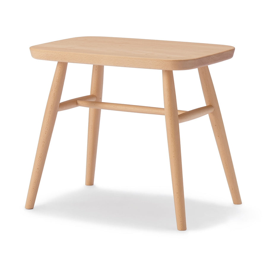 Beech stool Round legs