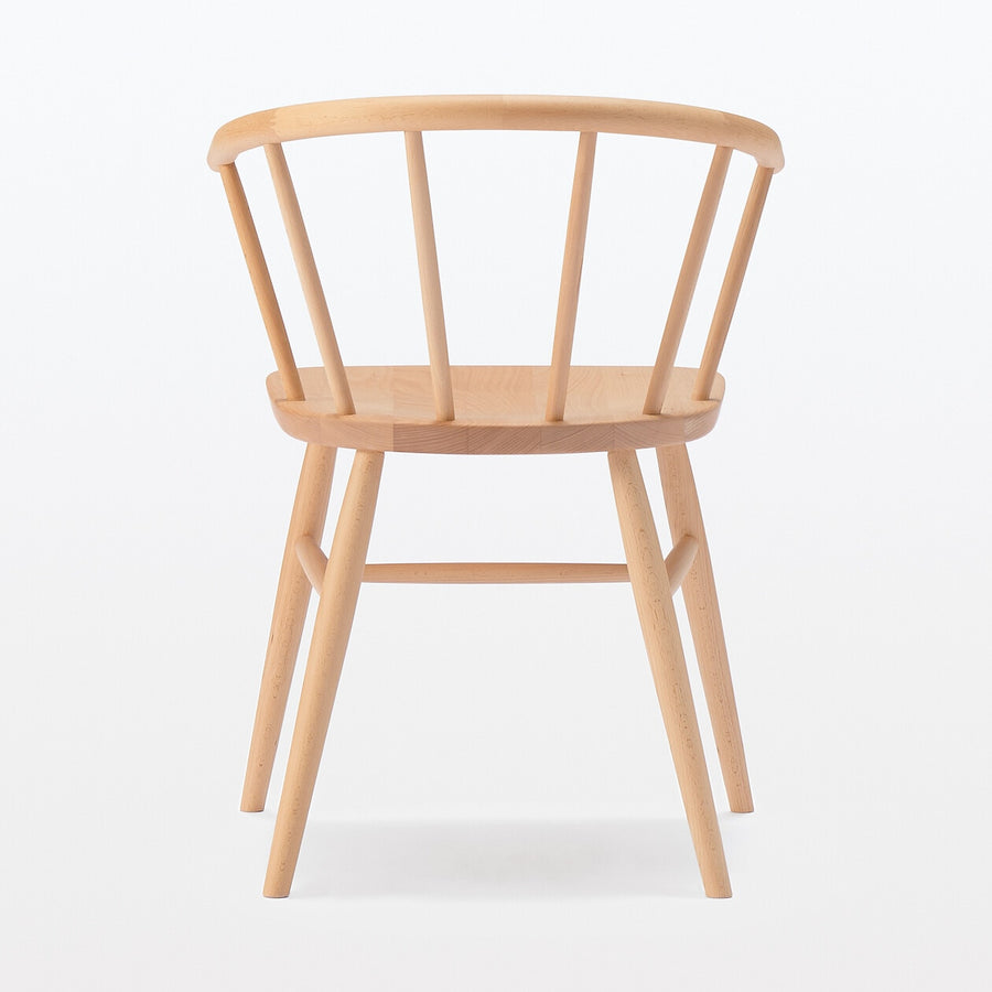 Beech armchair Round legs
