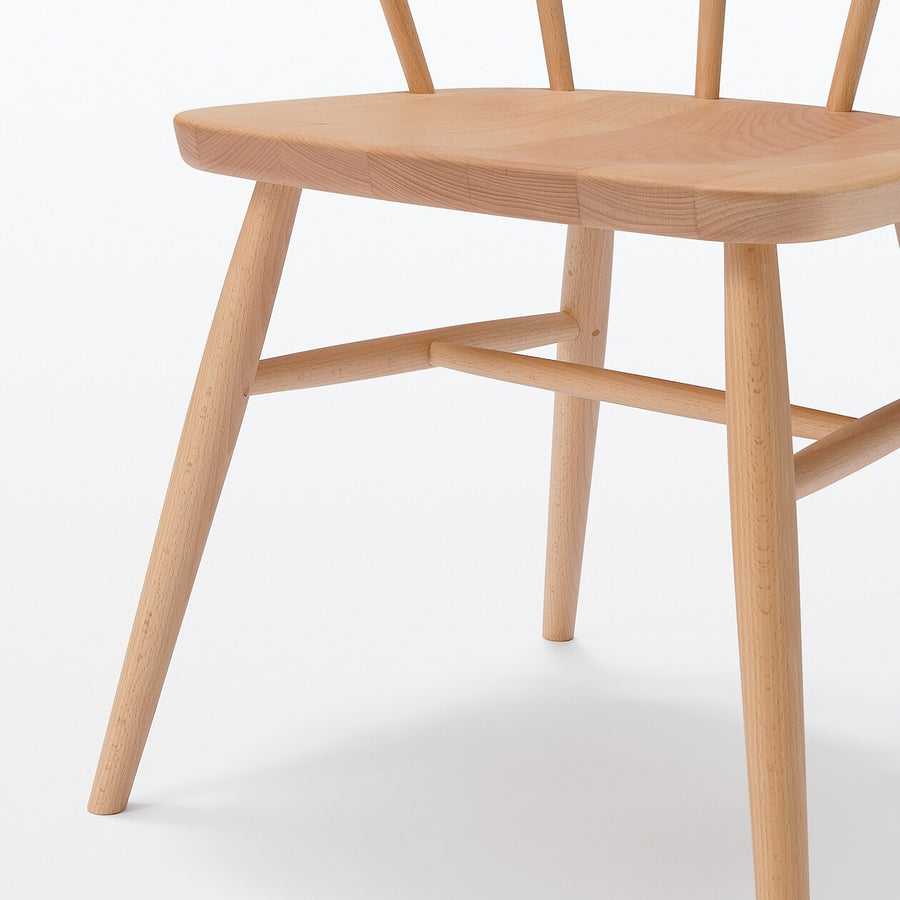 Beech armchair Round legs