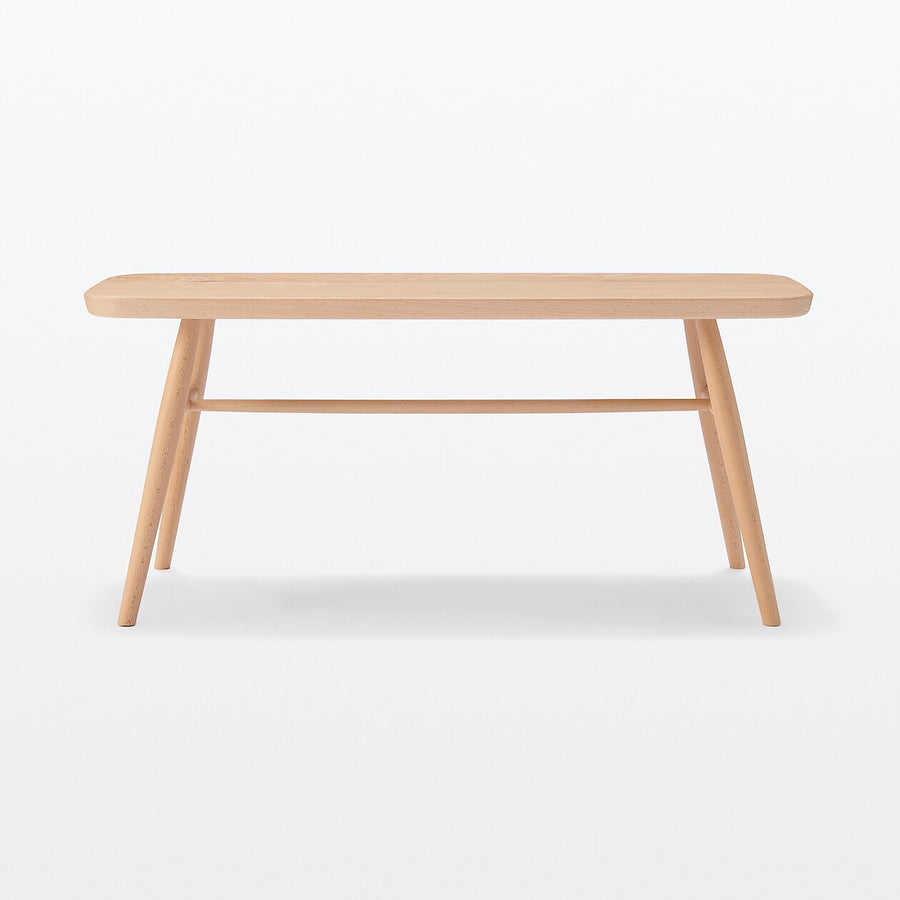 Beech bench Round legs