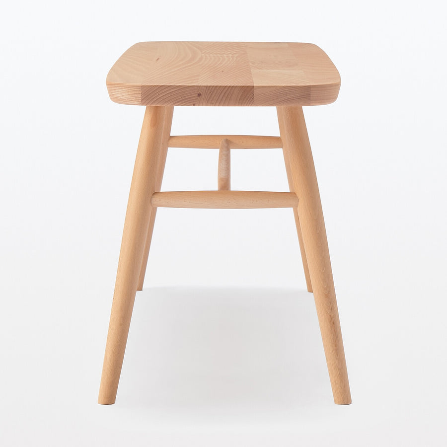 Beech bench Round legs
