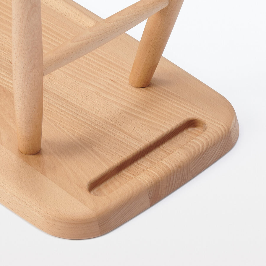 Beech bench Round legs