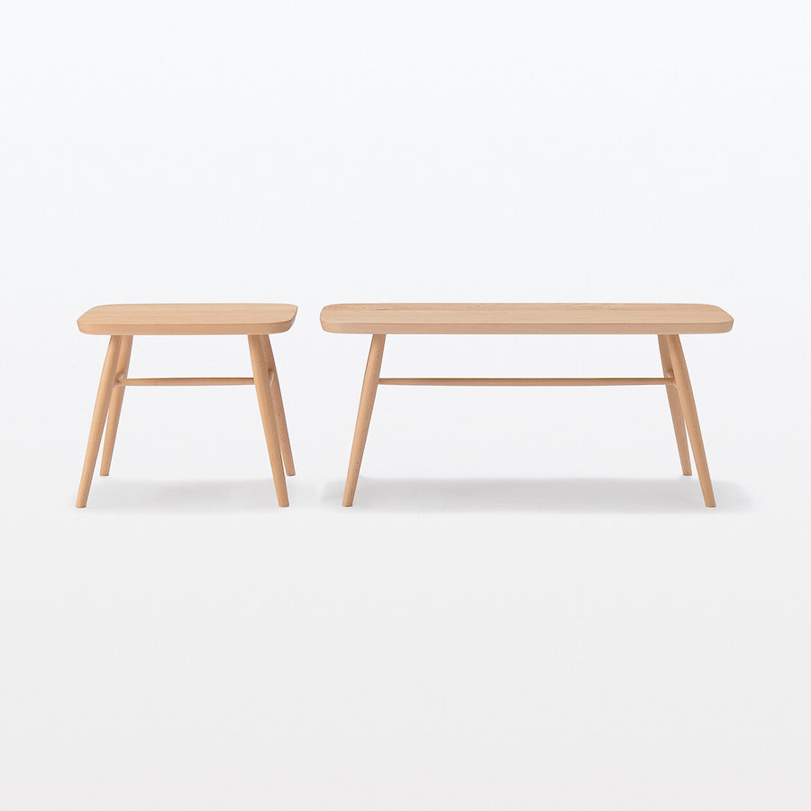 Beech bench Round legs