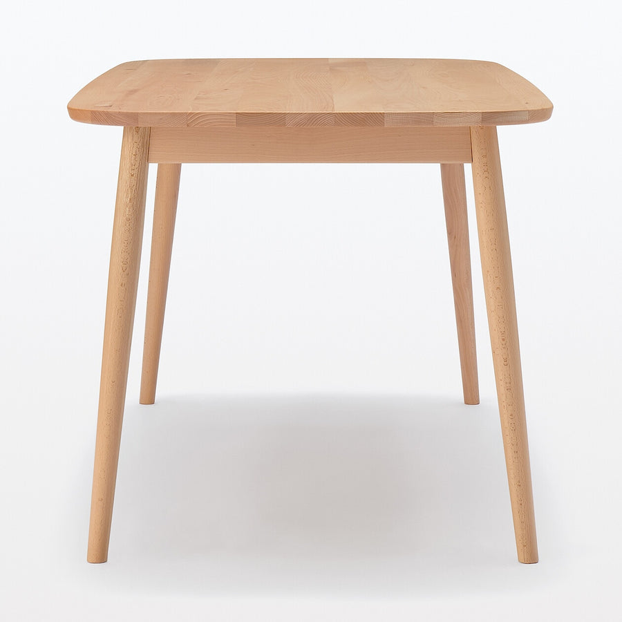 Beech table Round legs W150 cm