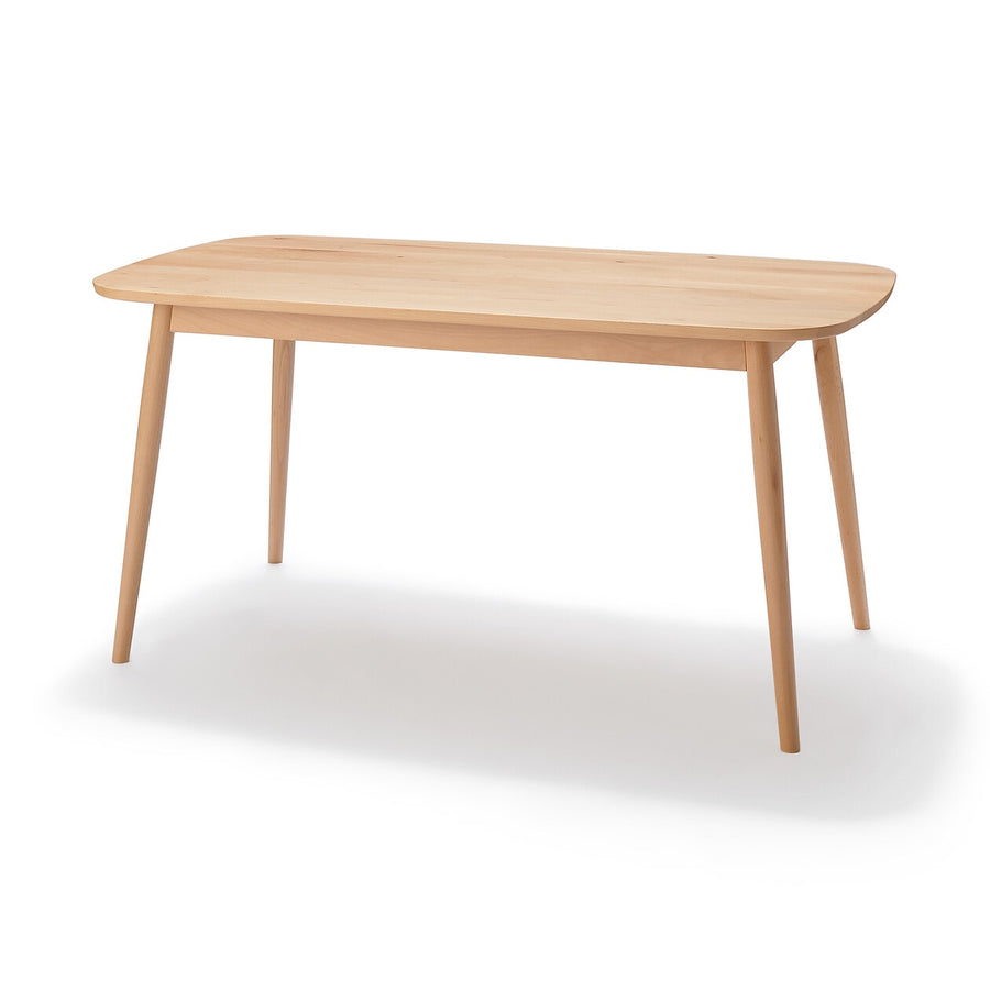 Beech table Round legs W150 cm