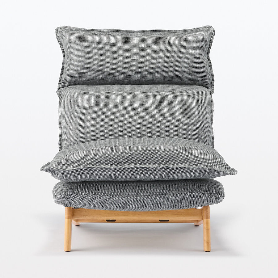 High back Reclining sofa 1S Polyester plain weave