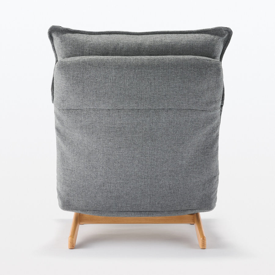 High back Reclining sofa 1S Polyester plain weave