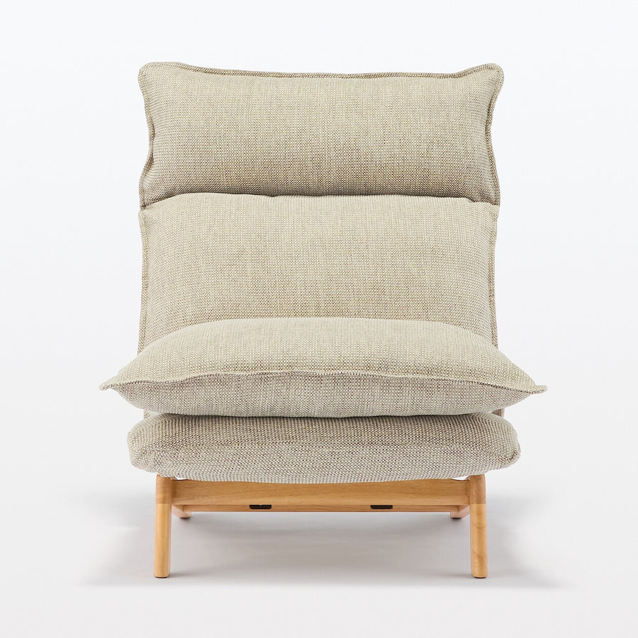 High back Reclining sofa 1S Polyester plain weave