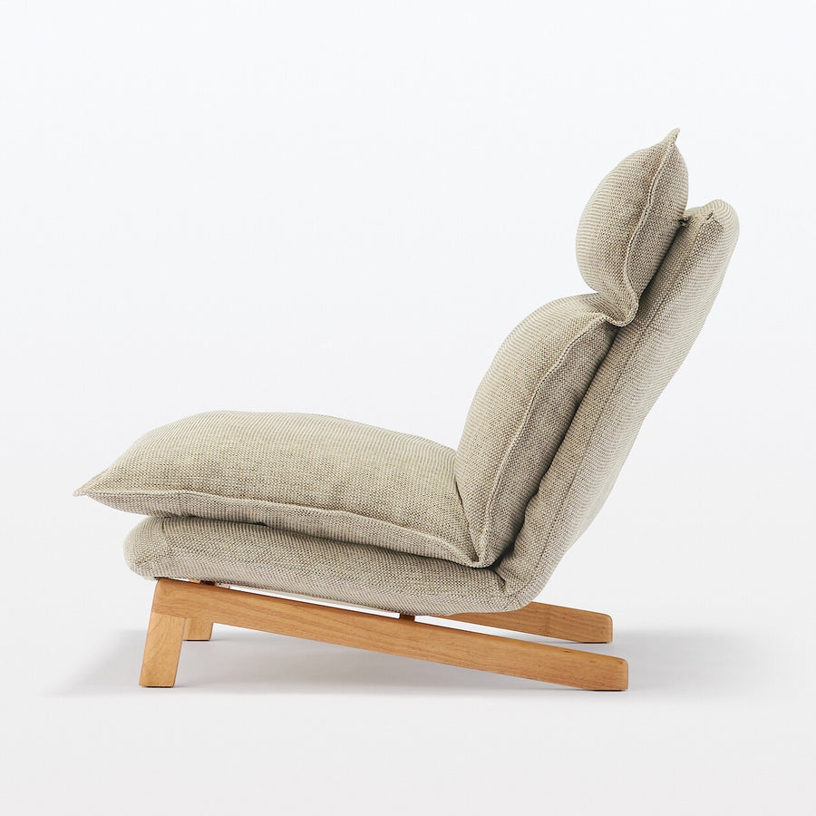 High back Reclining sofa 1S Polyester plain weave