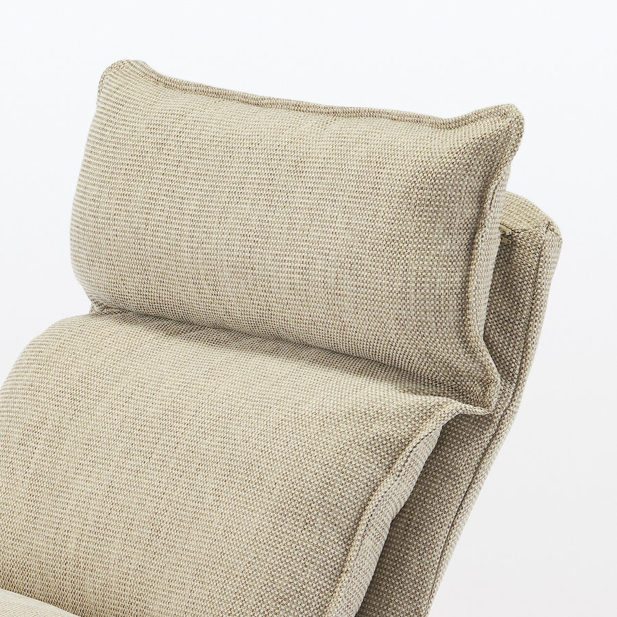 High back Reclining sofa 1S Polyester plain weave