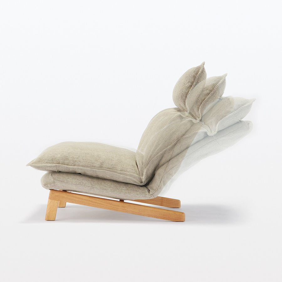 High back Reclining sofa 1S Polyester plain weave