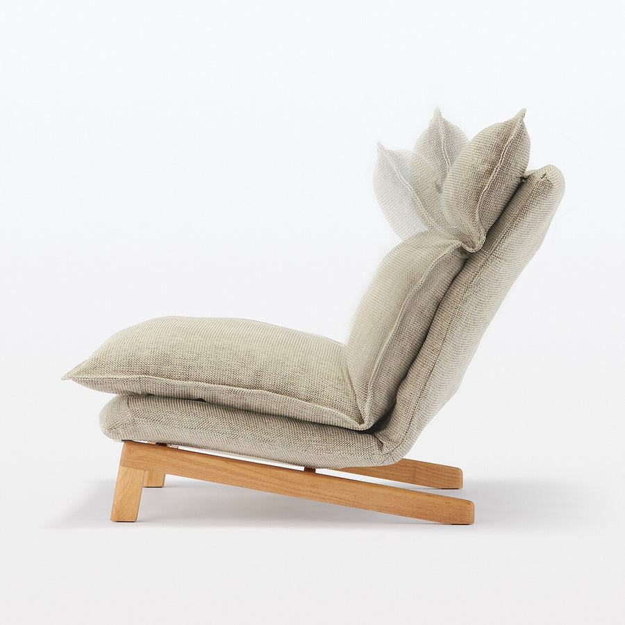 High back Reclining sofa 1S Polyester plain weave