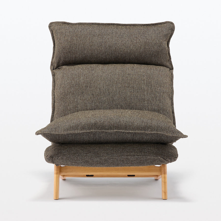 High back Reclining sofa 1S Polyester plain weave