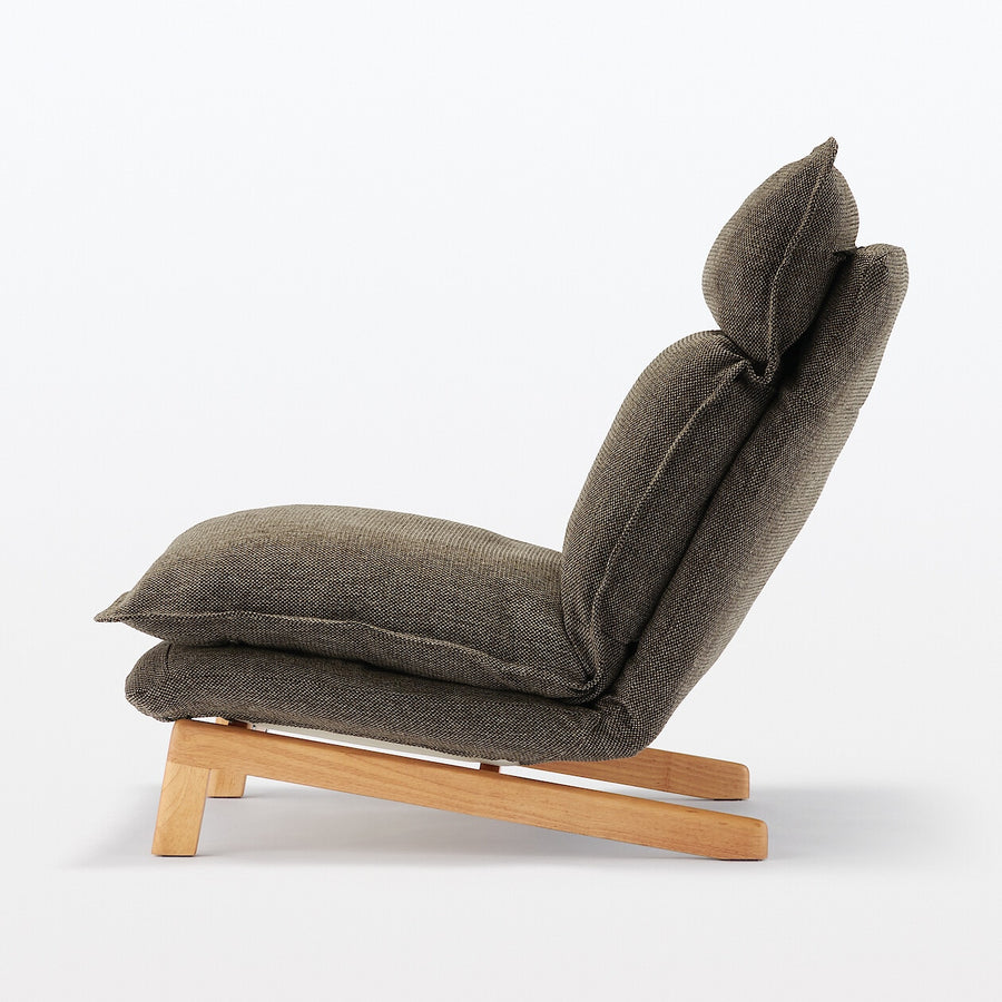 High back Reclining sofa 1S Polyester plain weave