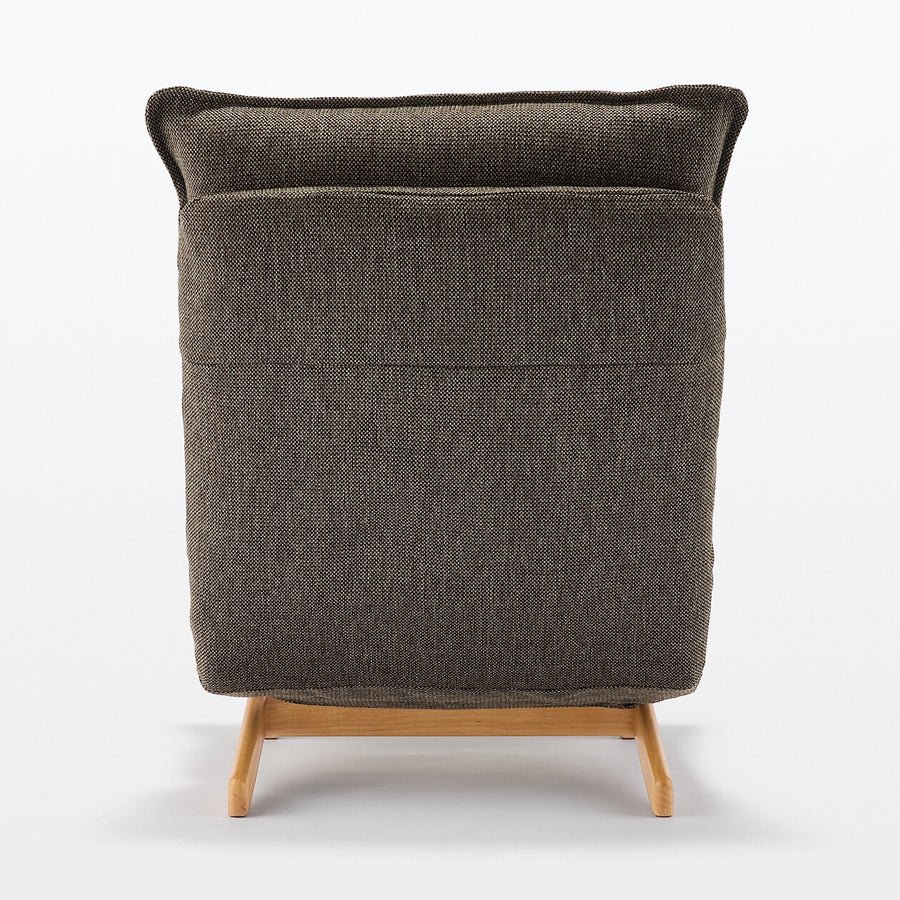 High back Reclining sofa 1S Polyester plain weave