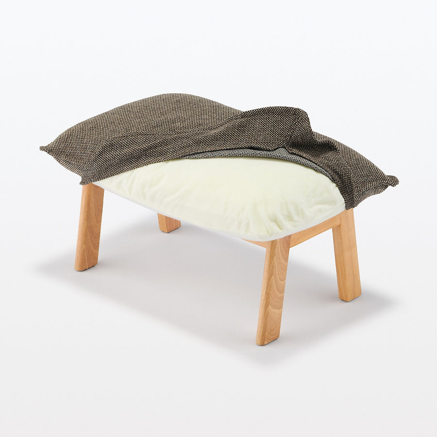 High back Reclining sofa Ottoman Polyester plain weave