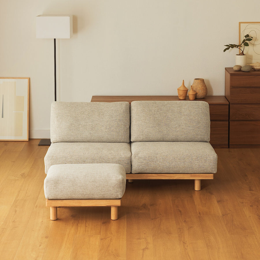 Spacious Armless sofa 2-seater