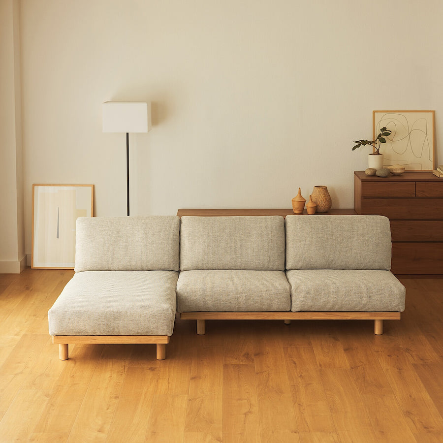 Spacious Armless sofa 2-seater
