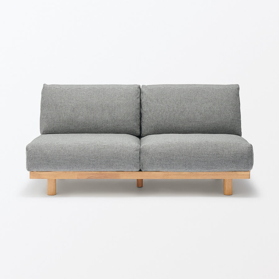 Spacious Armless sofa 2S Plain weave polyester