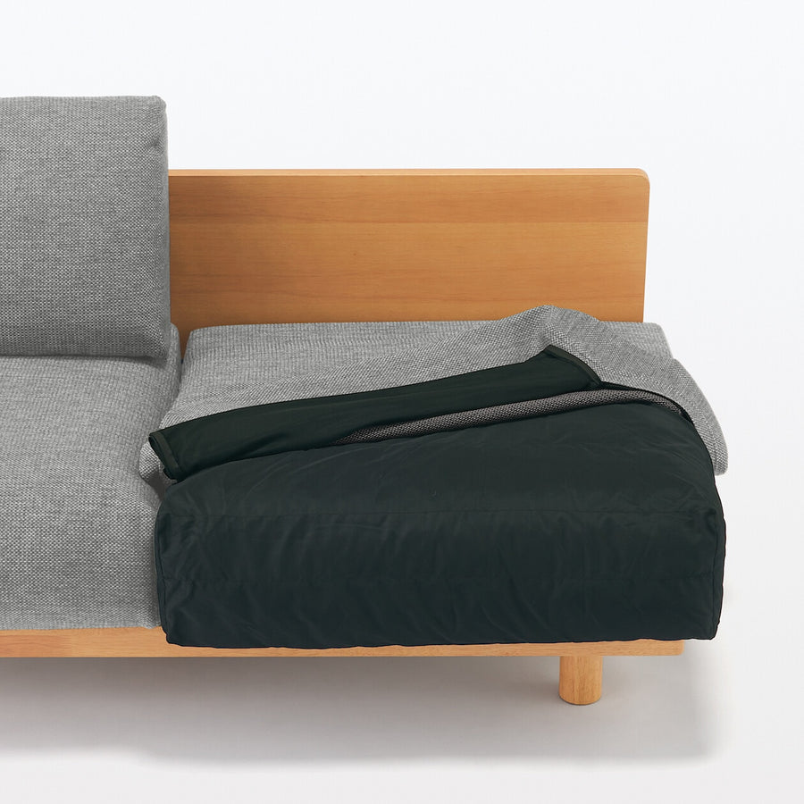 Spacious Armless sofa 2S Plain weave polyester