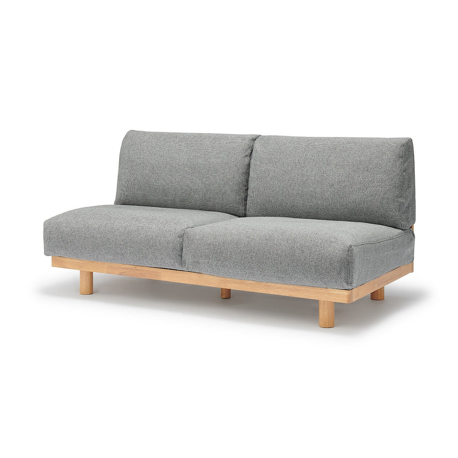 Spacious Armless sofa 2S Plain weave polyester