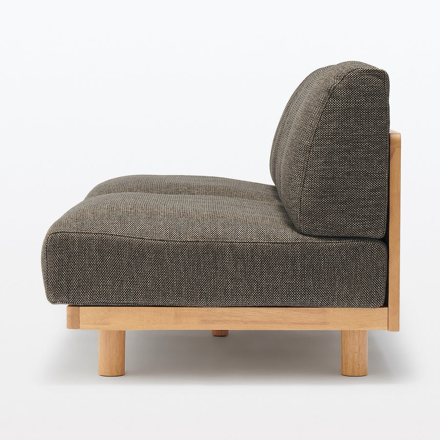 Spacious Armless sofa 2S Plain weave polyester