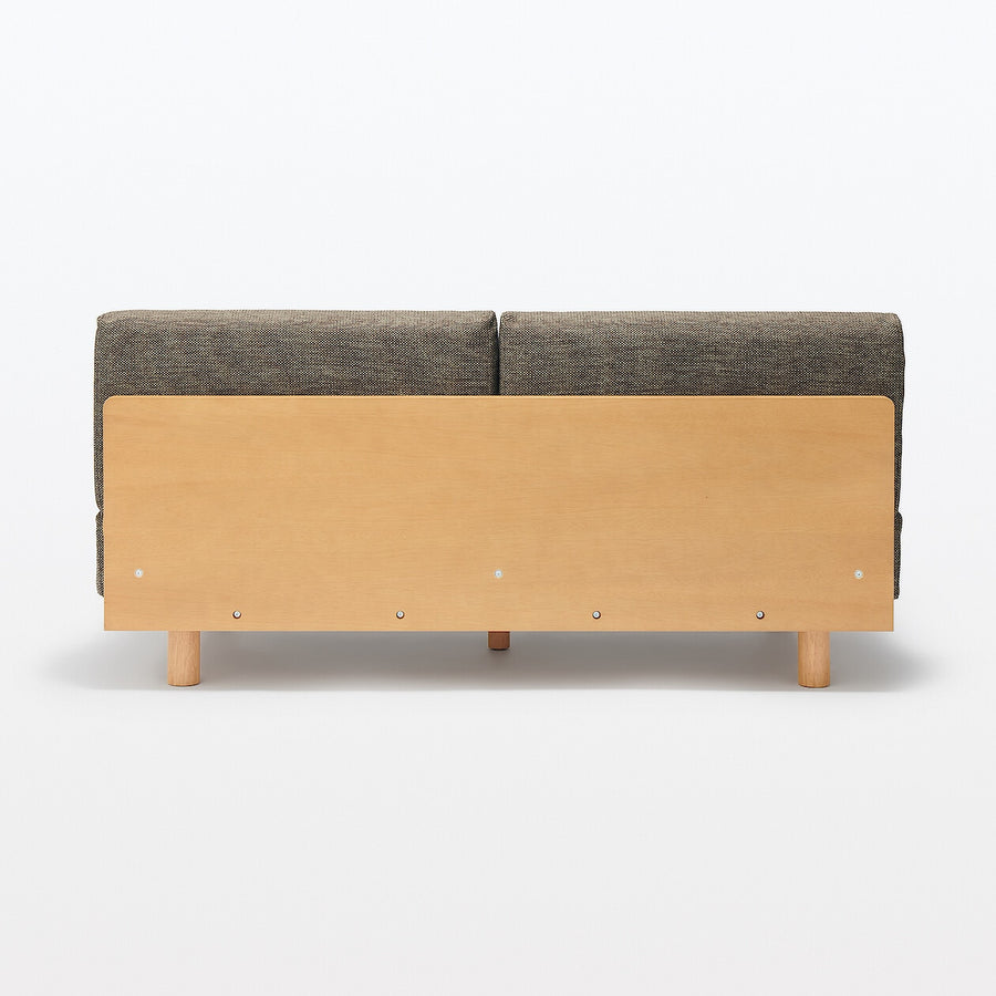 Spacious Armless sofa 2S Plain weave polyester