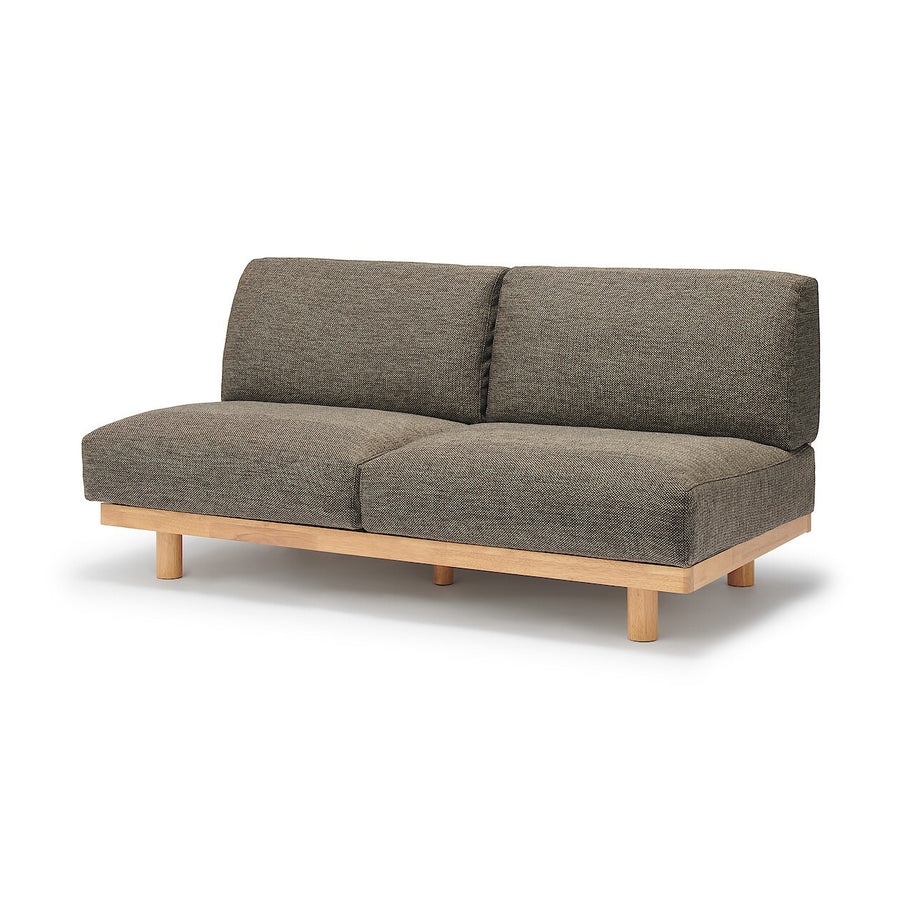 Spacious Armless sofa 2S Plain weave polyester