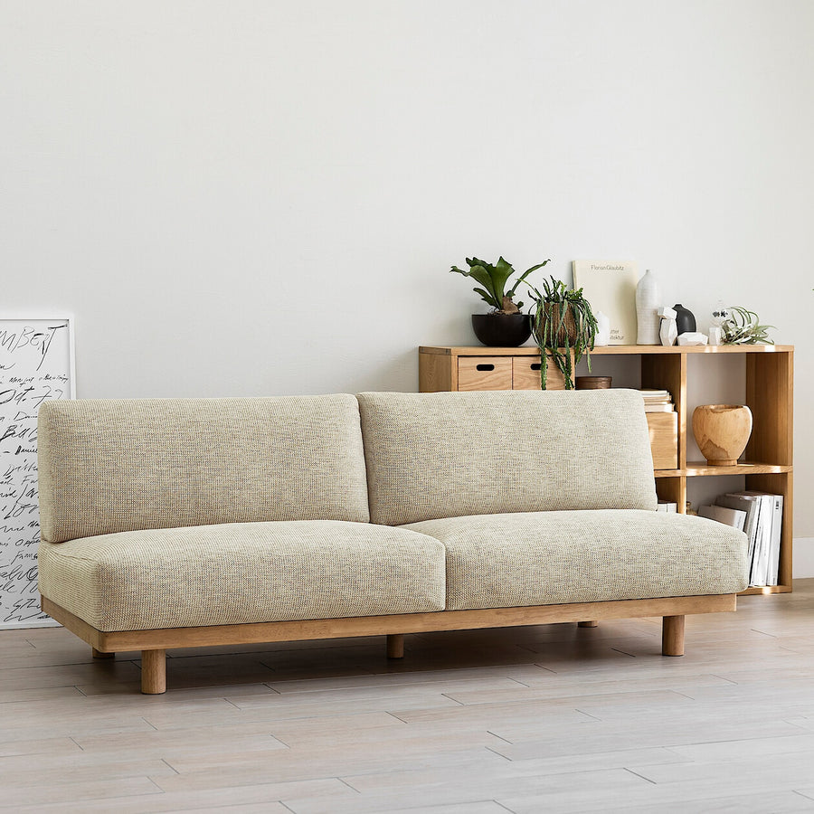 Spacious Armless sofa 3-seater