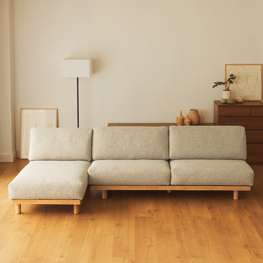 Spacious Armless sofa 3-seater